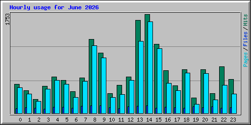 Hourly usage for June 2026
